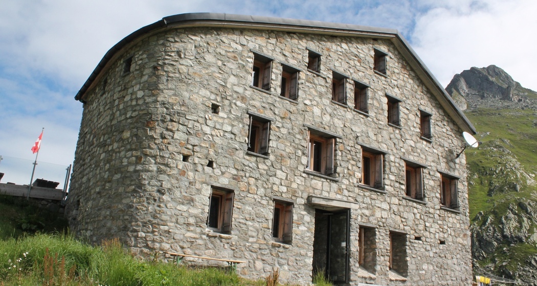 Aus Steinen aus der Umgebung gebaut