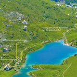 Lage des Familiengartens Partnun