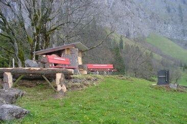 Braciere nel parcheggio Schrina-Hochrugg