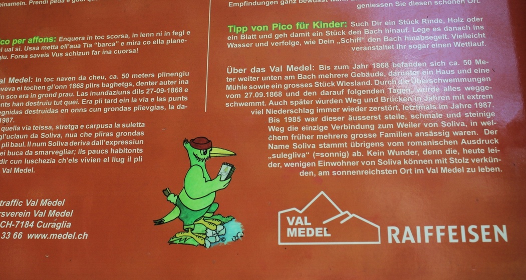 wir werden zum Wassertreten ermuntert