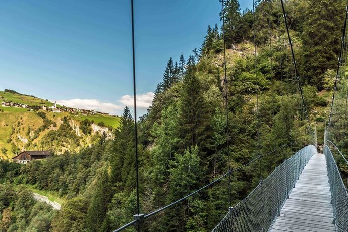 Suspension bridge Val da Silgin