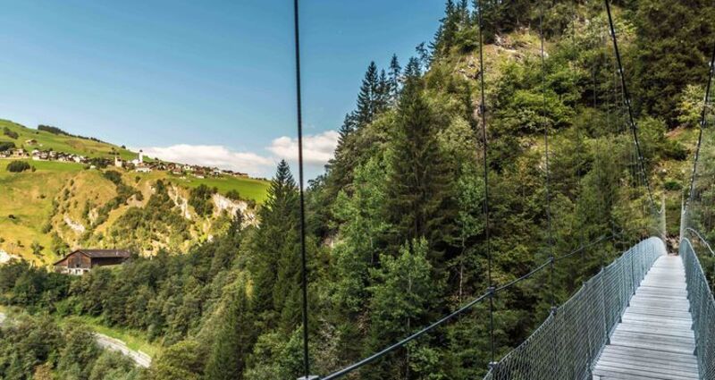 Hängebrücke Val da Silgin