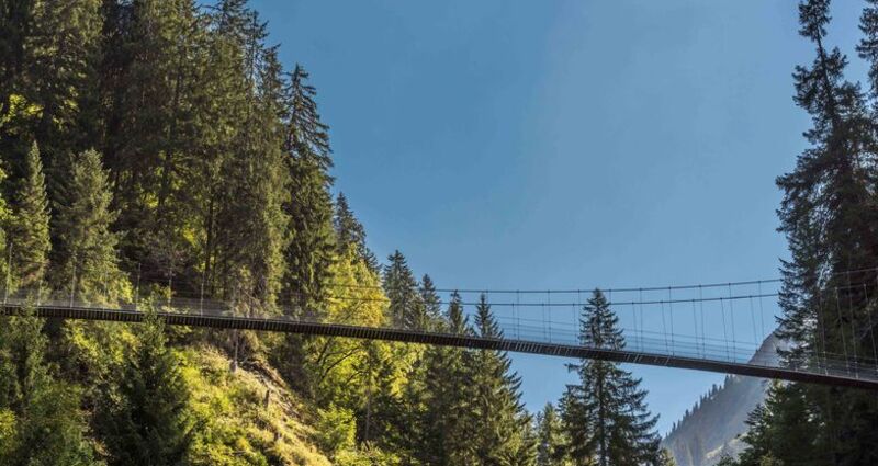 Hängebrücke Val da Silgin