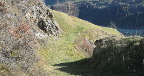 Weg von Turatscha in Richtung Genastga