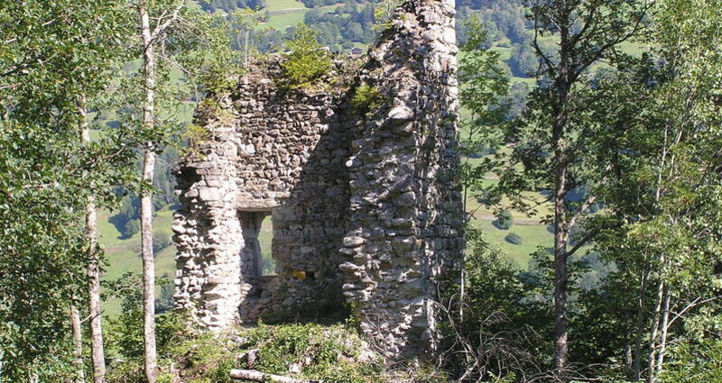 Burgruine Axenstein, Obersaxen