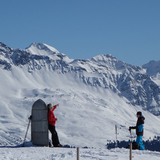 Al Dreibündenstein, vista verso Lenzerheide