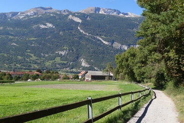 Fürstenwald avec vue sur Calanda