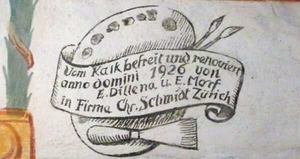 Inschrift Renovation