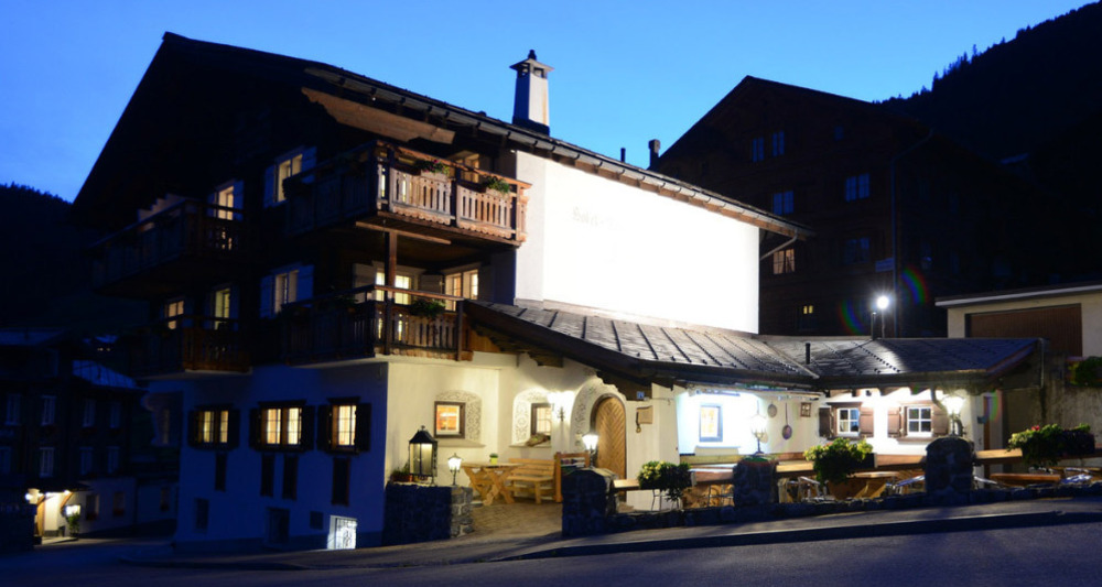 Nachtstimmung Hotel Madrisajoch