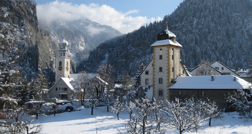 Thusis im Winter
