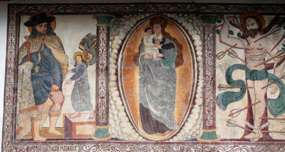 Fresko Strahlenkranzmadonna