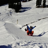 Schlittelpiste Crest Falla - Brigels