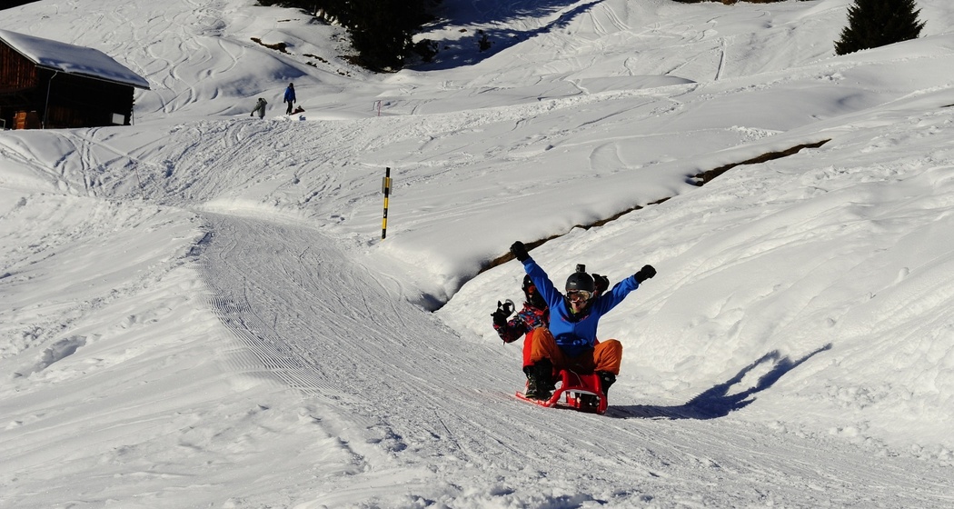 Schlittelpiste Crest Falla - Brigels