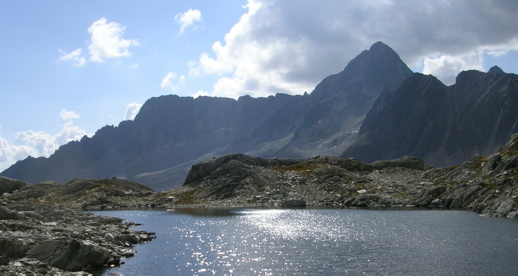 ein letzter Rest Schnee