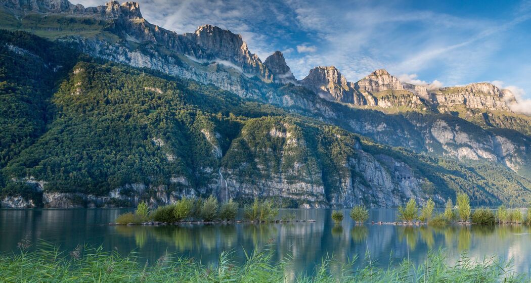 Der Walensee und die imposanten Churfirsten