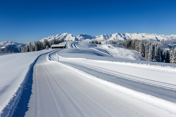 Die Panoramaloipe auf Grüsch-Danusa