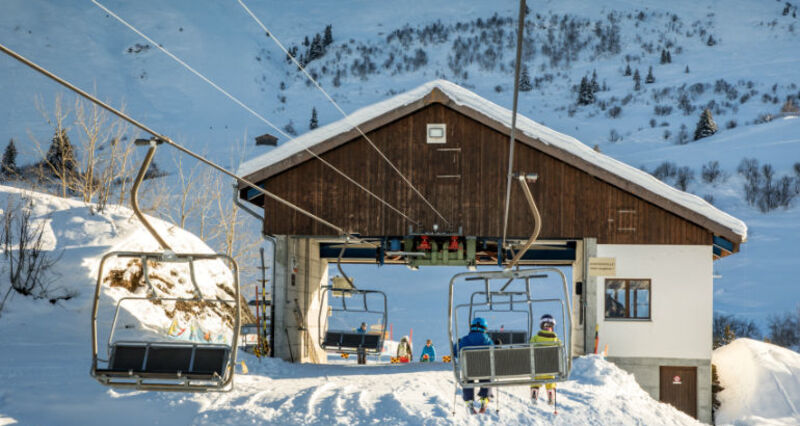 Sesselbahn Talstation Valata - Cuolm Sura