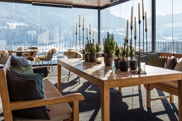 Wintergarten im Restaurant Vista