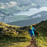 Bike riding in Davos