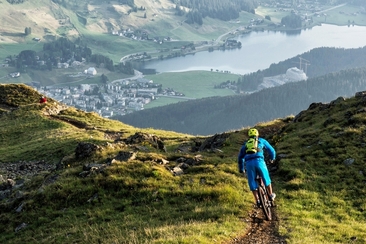 Biken in Davos