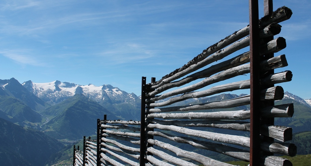 Windverbauung in Plaun tir