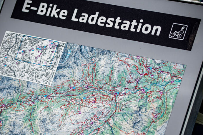 E-Bike Ladestation Cuolm Sura, Surcuolm