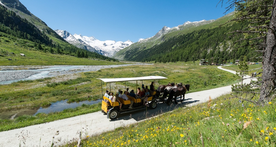 Kutschenfahrt ins Val Roseg