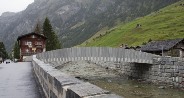 Dorfbrücke Vals; Foto: W. Dechau