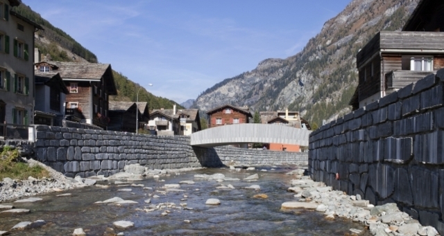 Dorfbrücke Vals; Foto: W. Dechau