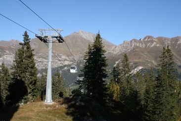 Gondelbahn Vals: Foto: A. Vieli