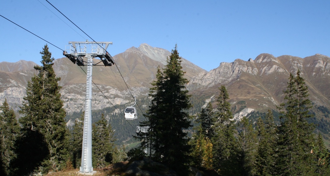 Gondelbahn Vals: Foto: A. Vieli