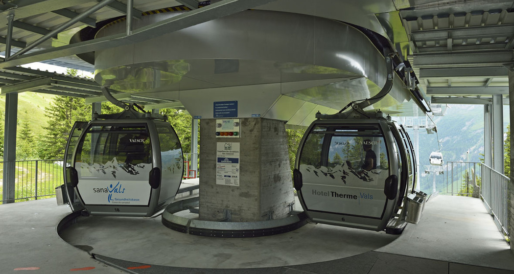 Gondelbahn Vals; Foto: Robert Bösch
