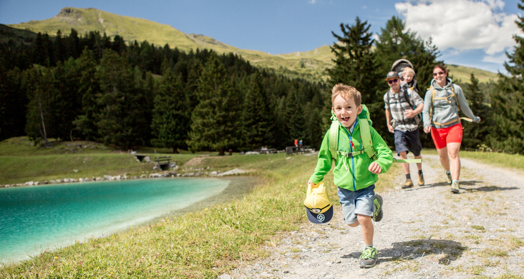 Globi Wanderweg, Speichersee Valos