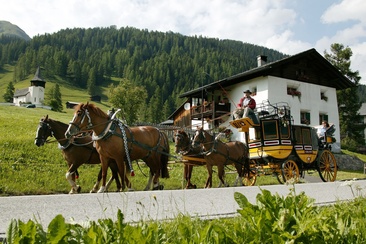 Pferdekutsche in Davos