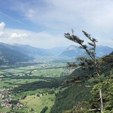 Blick vom Fadärastein Richtung Sargans