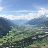 Blick vom Fadärastein Richtung Sargans