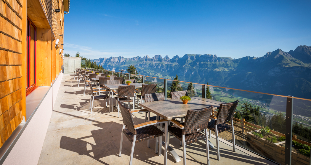 Terrasse Berghotel Schönhalden