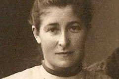 Baba Uffer – Magd der Familie Segantini und Modell für viele von Giovanni Segantinis Bildern.