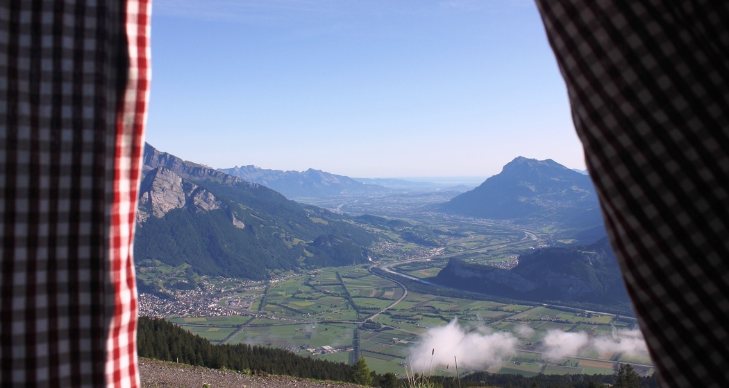 Ausblick vom Edelweiß Weg aus