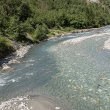 confluenza del Glenner e del Valserrhein