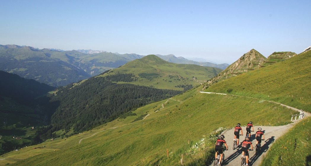 Blick vom Bärgli Richtung Chrüz und St. Antönien