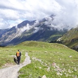 Weg von der Kesch-Hütte nach Chants
