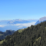 Furner Rundtour Blick ins Bündner Rheintal