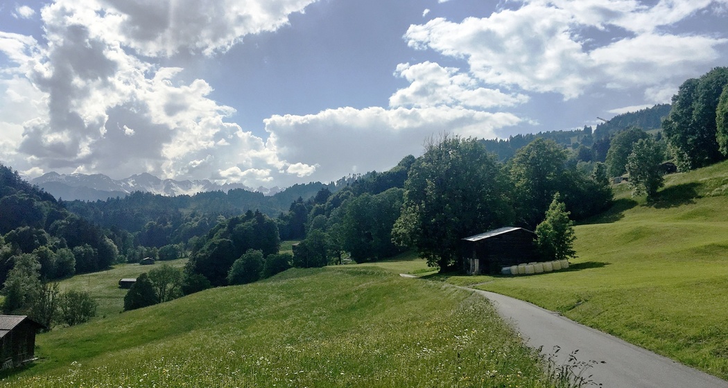 E-Bike Tour vom Seewis hinaus nach Fadära, zum Fadärastein.