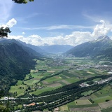 Blick vom Fadärastein Richtung Chur.