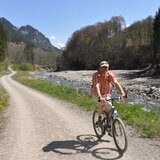 Auf dem Radweg 21 von Klosters nach Sargans
