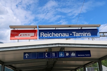 Bahnhof Reichenau-Tamins.