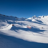 Vue sur le Snowpark.
