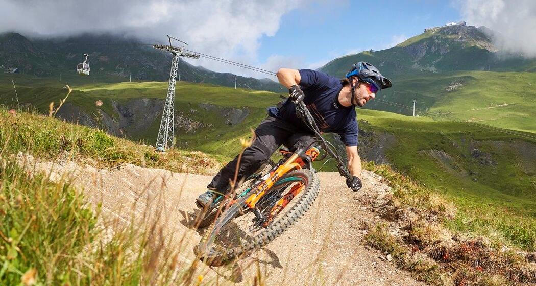 Abfahrt Hörnli Trail Arosa