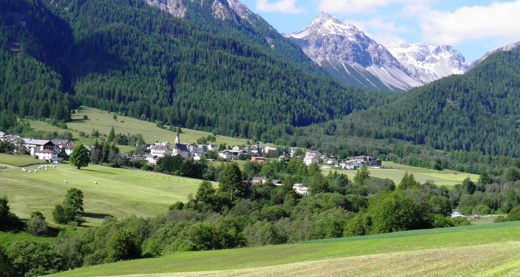 Blick auf Sta. Maria Val Müstair